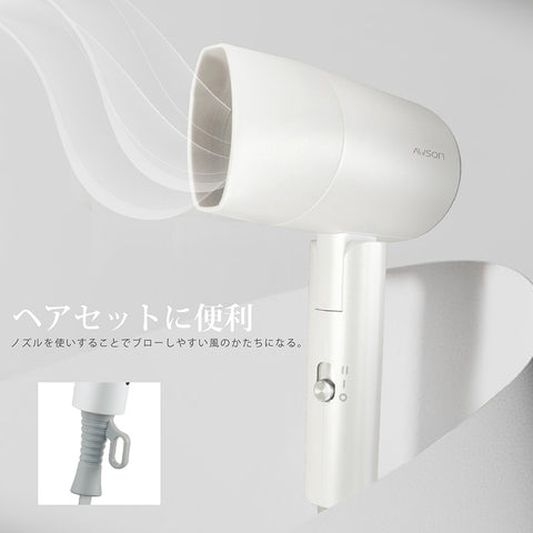 1.2億高濃度マイナスイオンヘアドライヤー